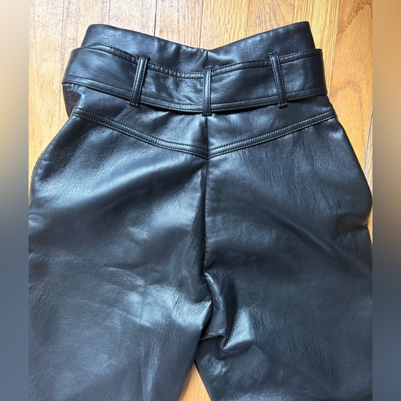 Wilfred High Tied Vegan Leather Pants - Picture 11 of 15